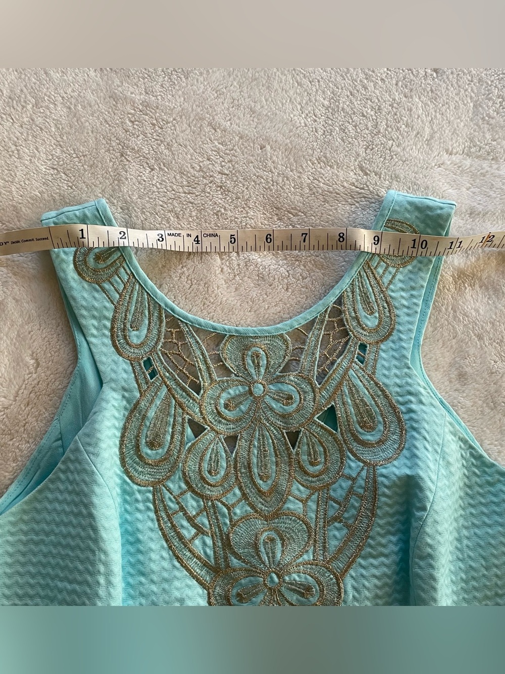 Lilly Pulitzer Baby Blue Sleeveless Midi Dress size 6 - Picture 12 of 16